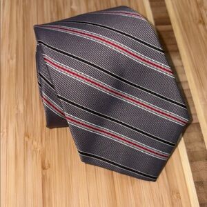 Tattersall Neck Tie‎ Formal Stripped  Skinny